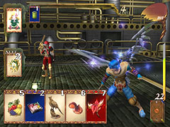 screenshot of battle