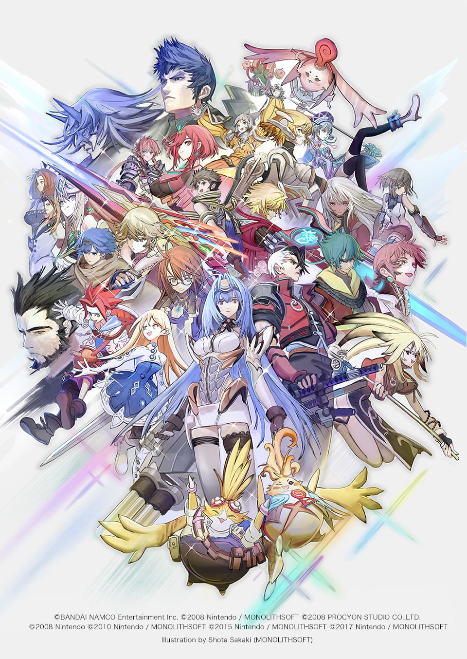 Monolith Soft's 20th Anniversary Illustration