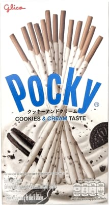 box of pocky cookies & cream